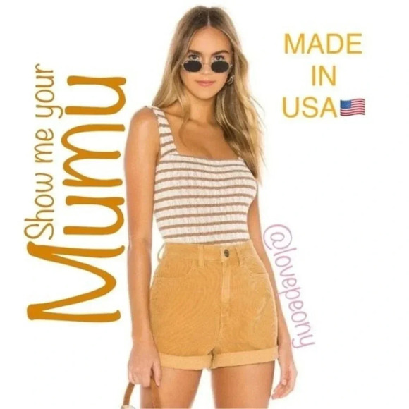 SHOW ME YOUR MUMU Rory Bodysuit in Caramel Size XS - Picture 2 of 14